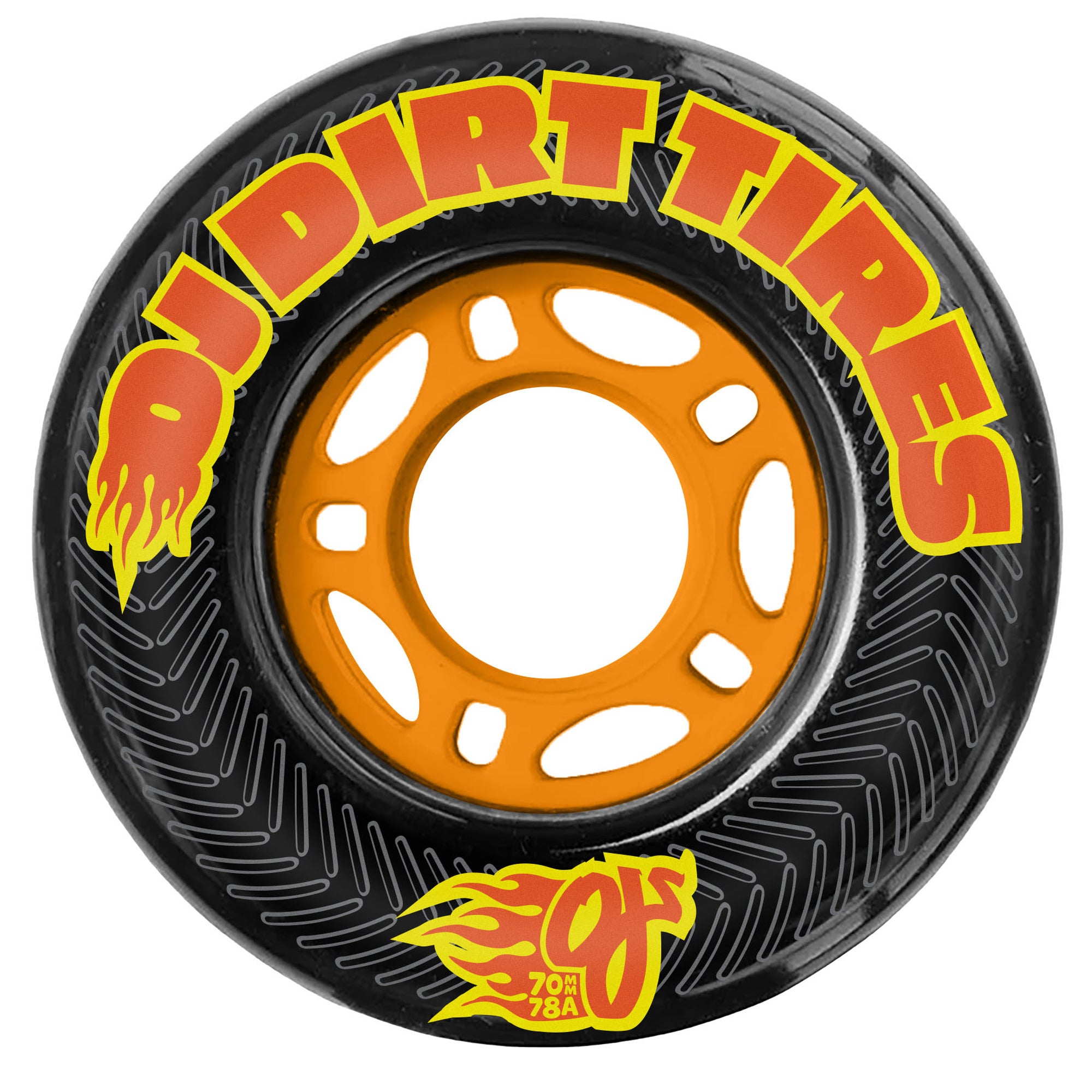 OJ Dirt Tires 70mm 78a Black Thunder Juice Skateboard Wheels