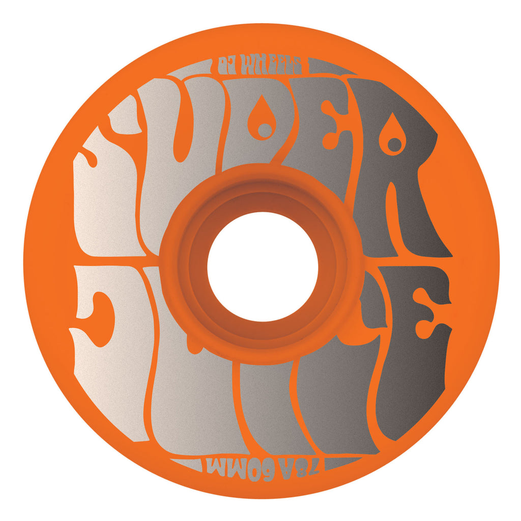 OJ Super Juice 60mm 78a Neon Orange Skateboard Wheels