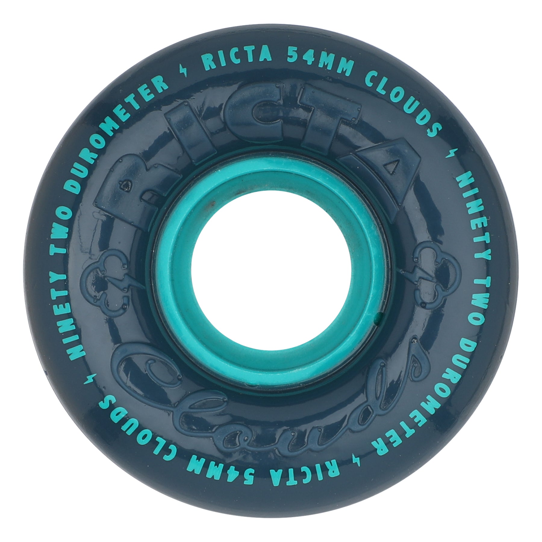Ricta Clouds 54mm 92a Navy Skateboard Wheels