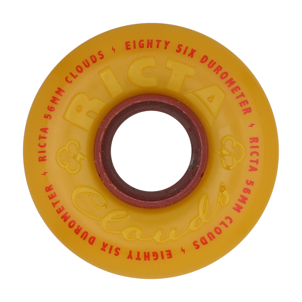 Ricta Clouds 56mm 86a Mustard Skateboard Wheels