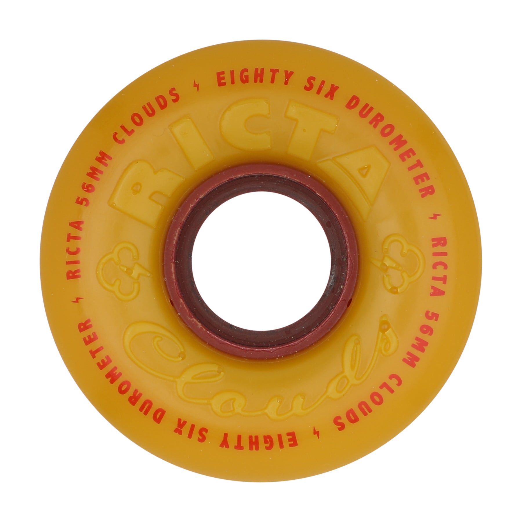 Ricta Clouds 56mm 86a Mustard Skateboard Wheels