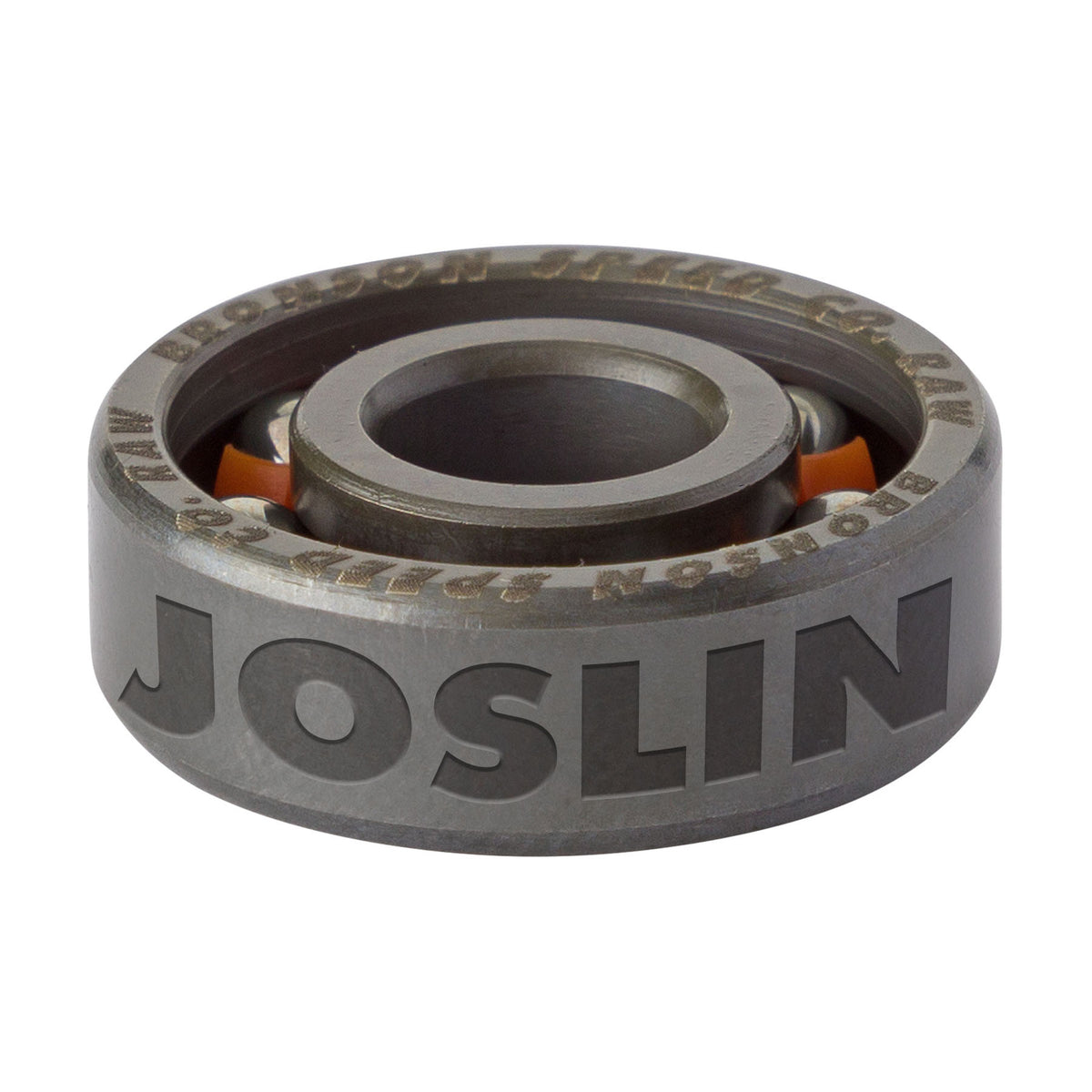 Bronson Speed Co. Chris Joslin Pro 6-Ball Raw Skateboard Bearings