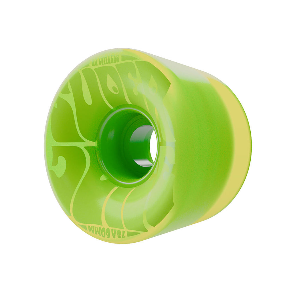 OJ Super Juice 60mm 78a Bubble Gum Transparent Green Skateboard Wheels
