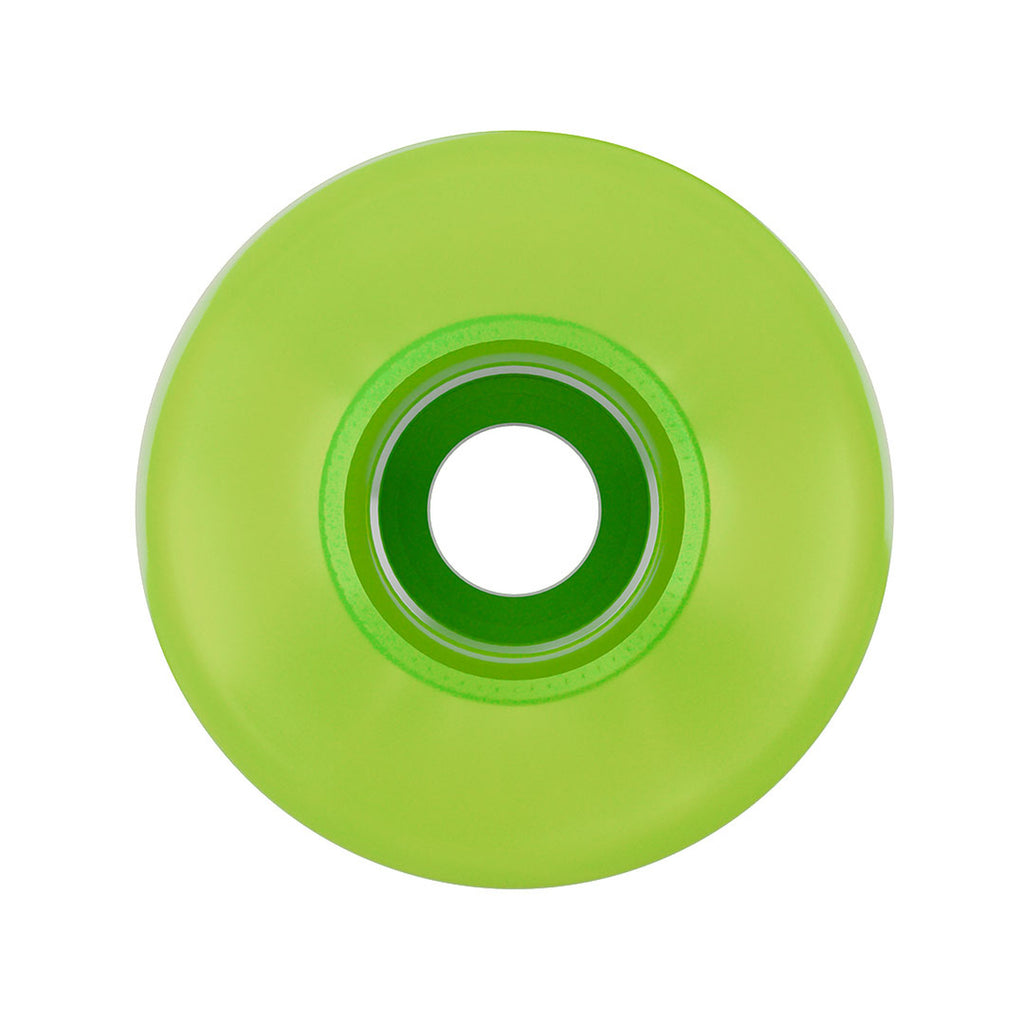 OJ Super Juice 60mm 78a Bubble Gum Transparent Green Skateboard Wheels