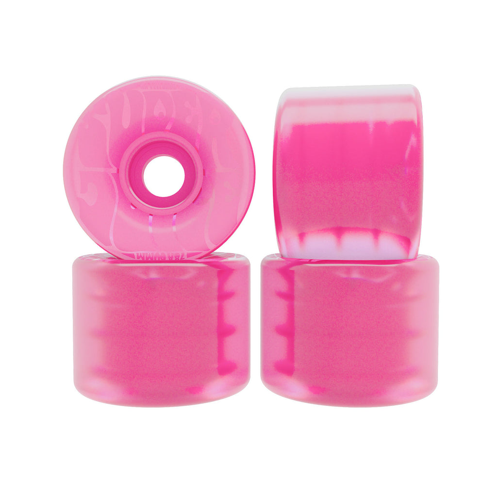 OJ Super Juice 60mm 78a Bubble Gum Transparent Pink Skateboard Wheels