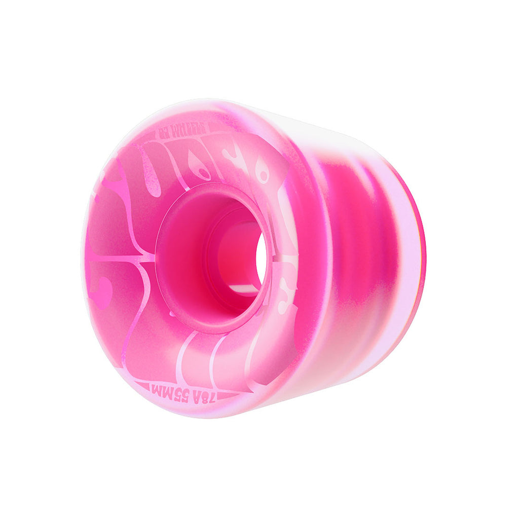 OJ Super Juice 55mm 78a Bubble Gum Transparent Pink Skateboard Wheels