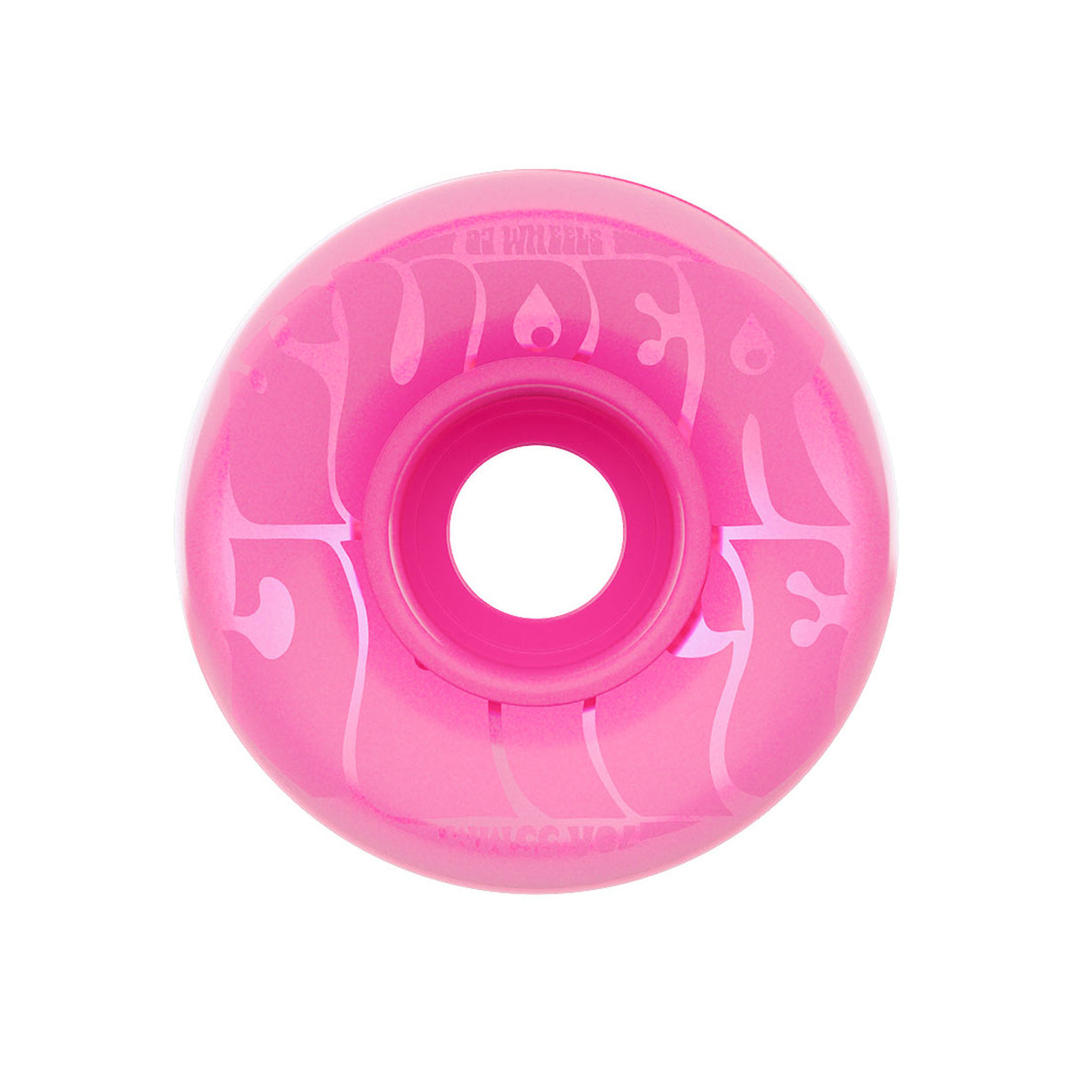 OJ Super Juice 55mm 78a Bubble Gum Transparent Pink Skateboard Wheels