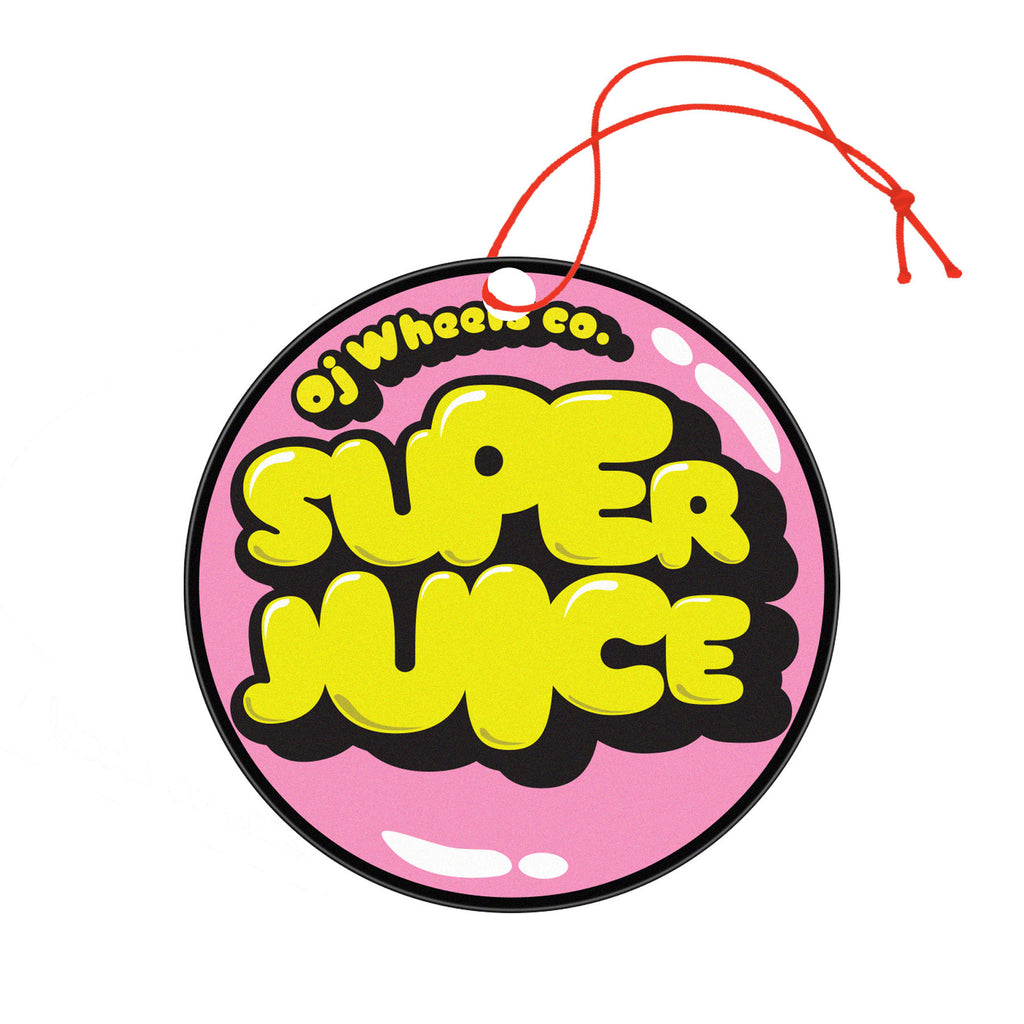 OJ Super Juice 55mm 78a Bubble Gum Transparent Pink Skateboard Wheels