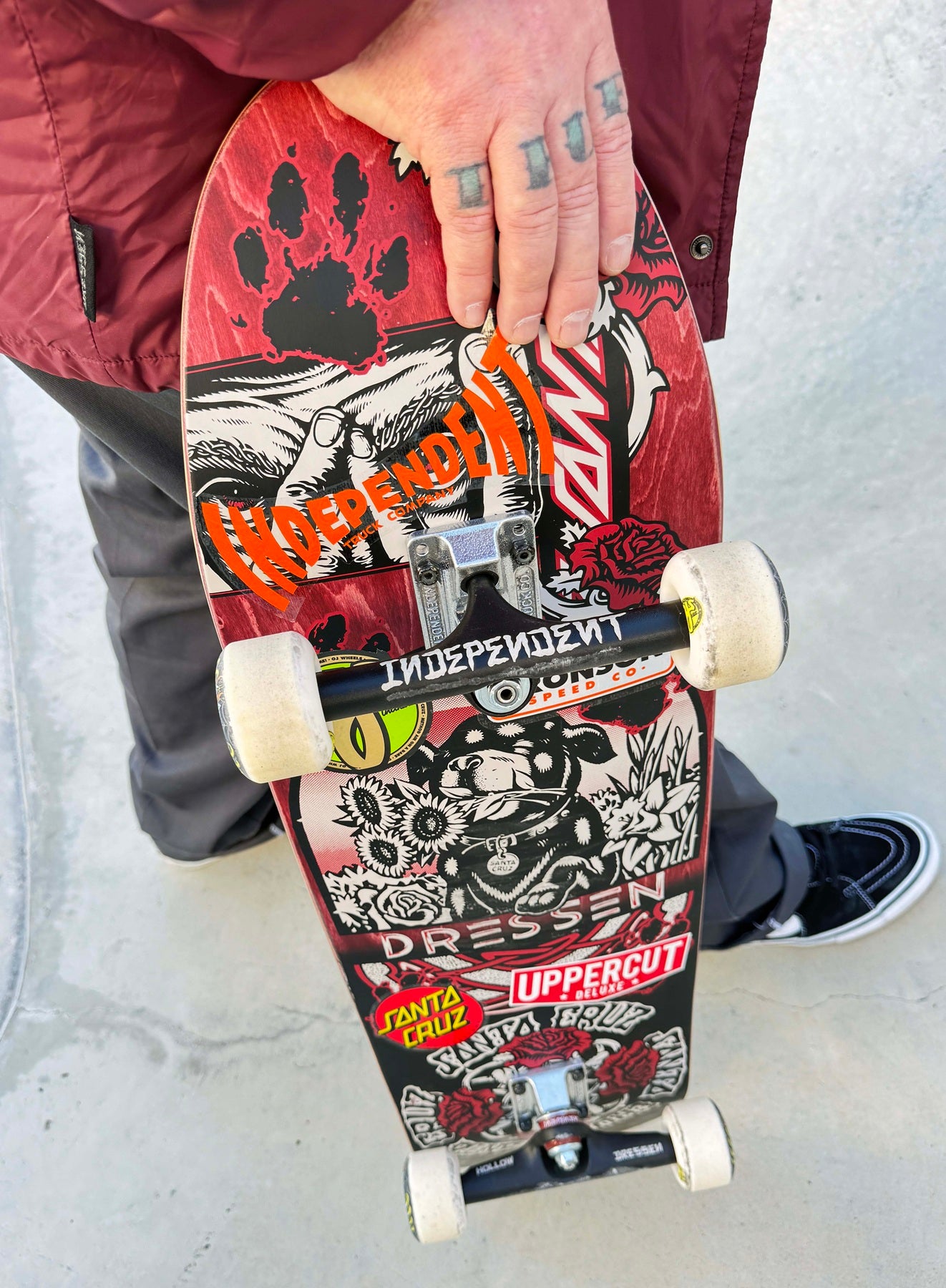 Independent Stage 4 Hollow 215 Eric Dressen Black Silver Standard Skateboard Trucks