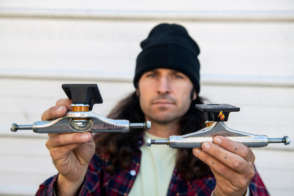 Independent Stage 11 Hollow Andrew Allen Pro Silver Black Standard Skateboard Trucks