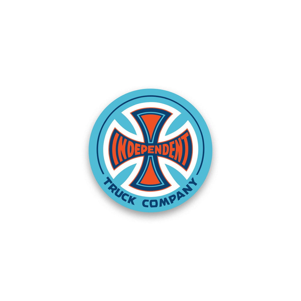 Independent Truck Co Legacy 1" Blue/Orange Sticker