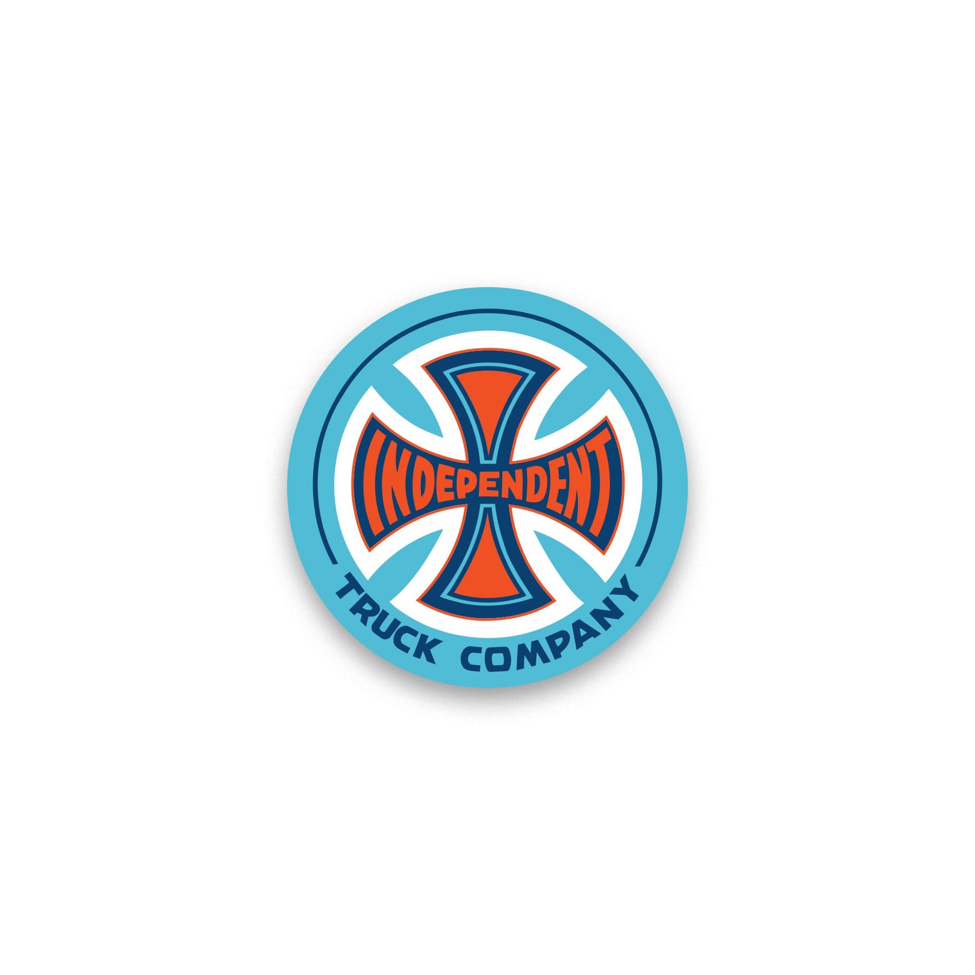 Independent Truck Co Legacy 1" Blue/Orange Sticker