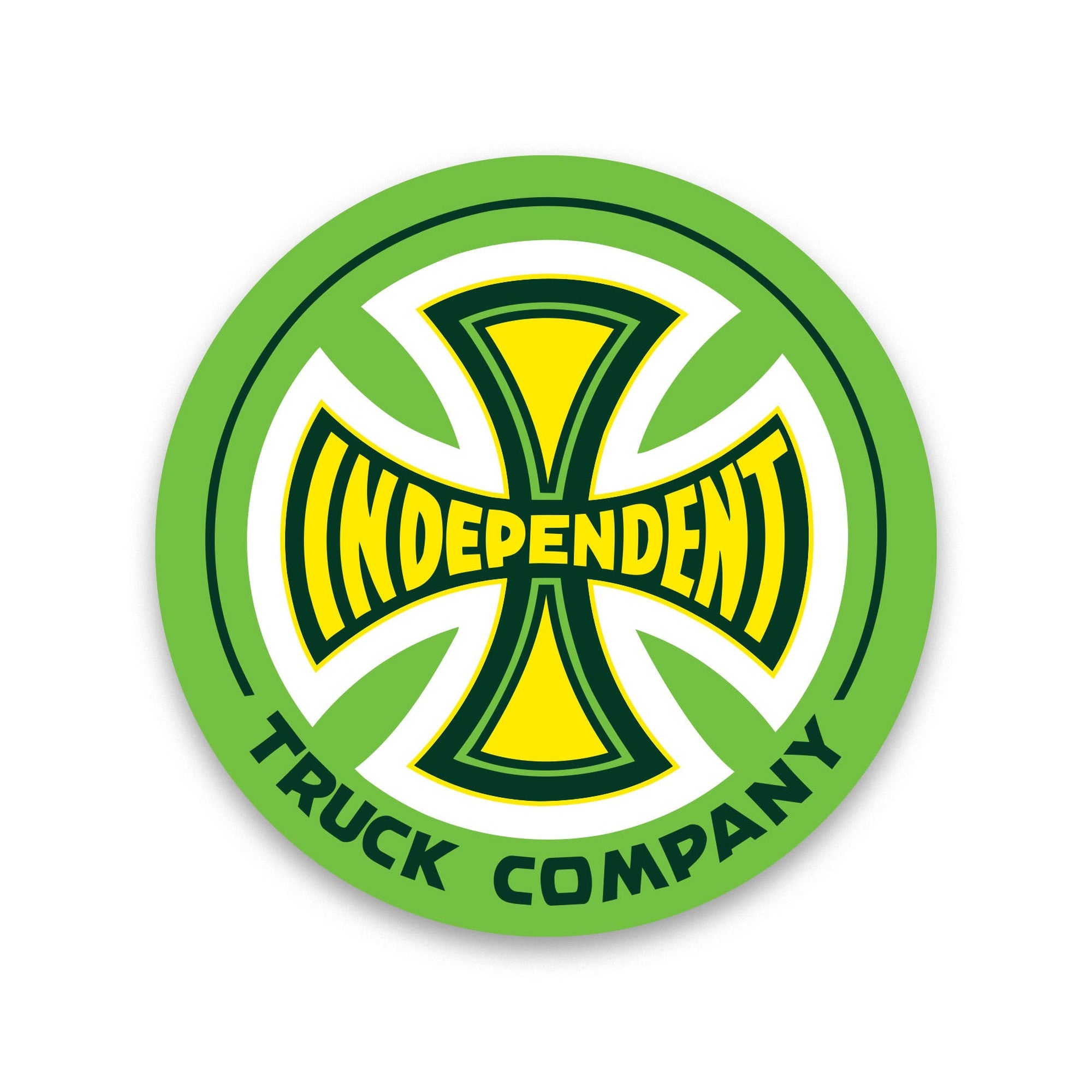 Independent Truck Co Legacy 3" Green/Yellow Sticker