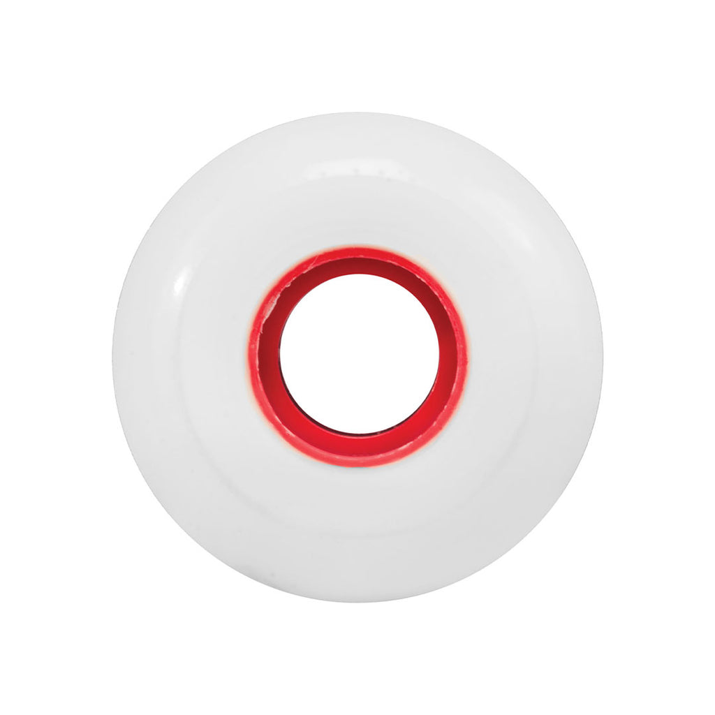 Ricta Clouds 57mm 86a White Red Skateboard Wheels