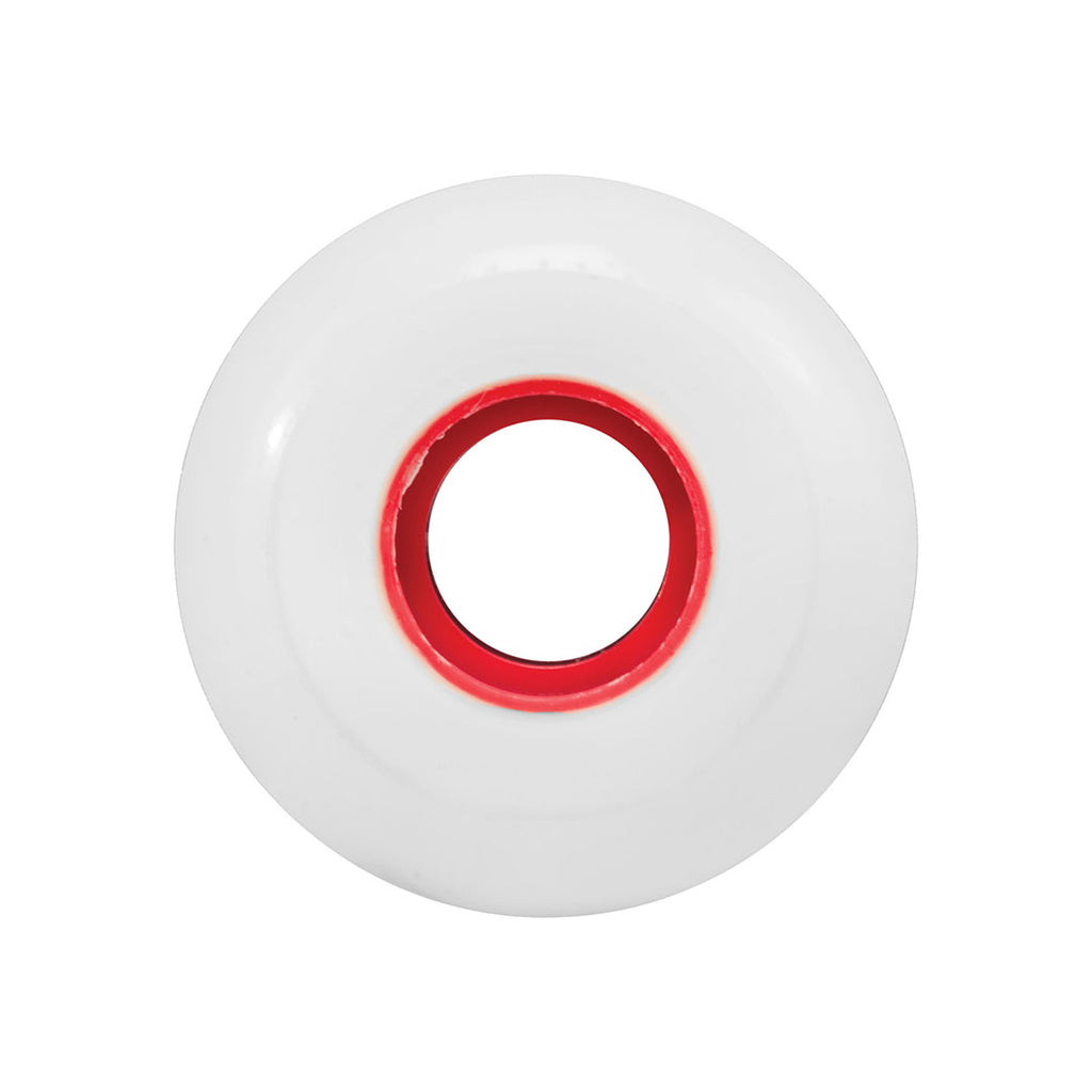 Ricta Clouds 55mm 86a White Red Skateboard Wheels