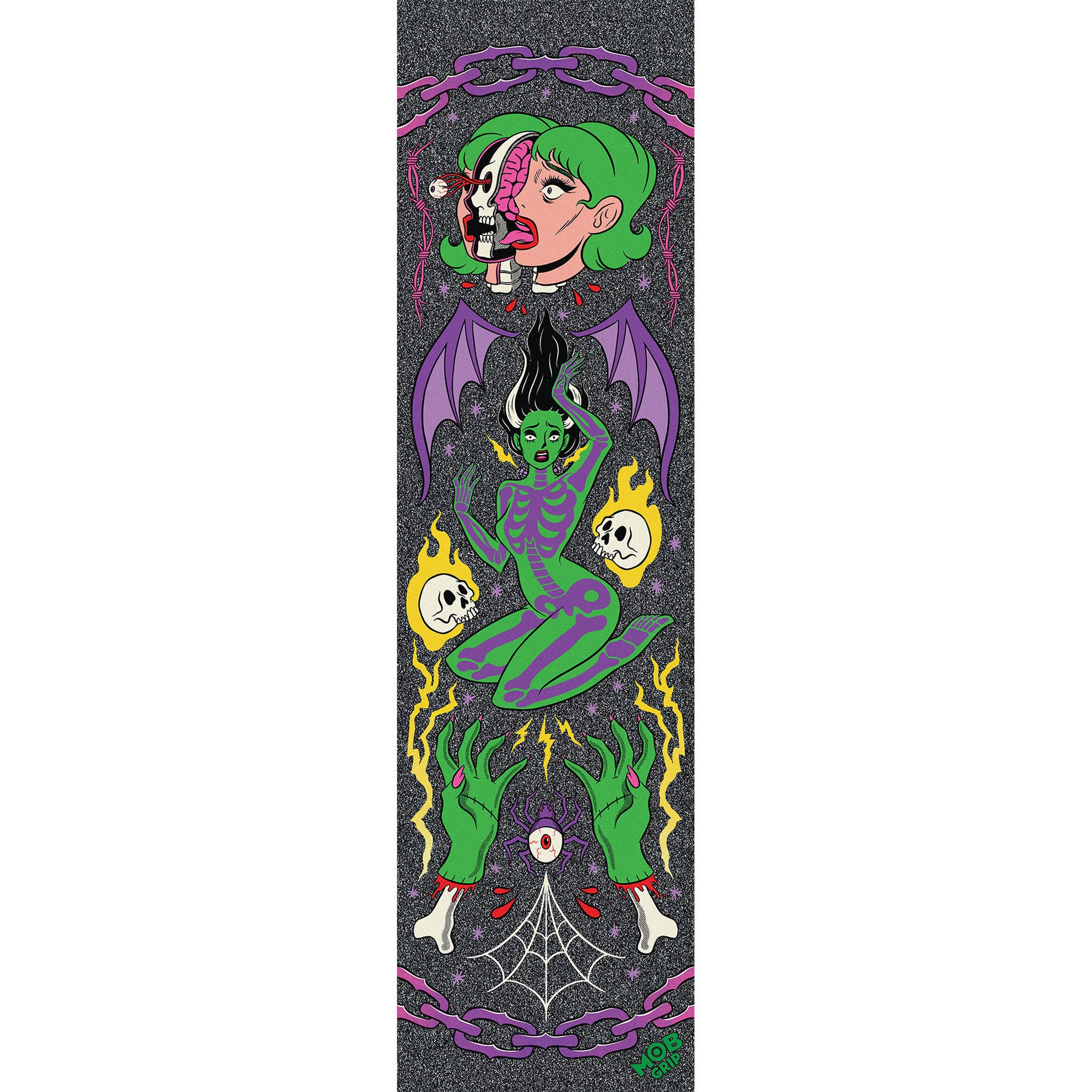 Mob Tragic Girls Sorcery 9in x 33in Sheet Graphic Grip Tape