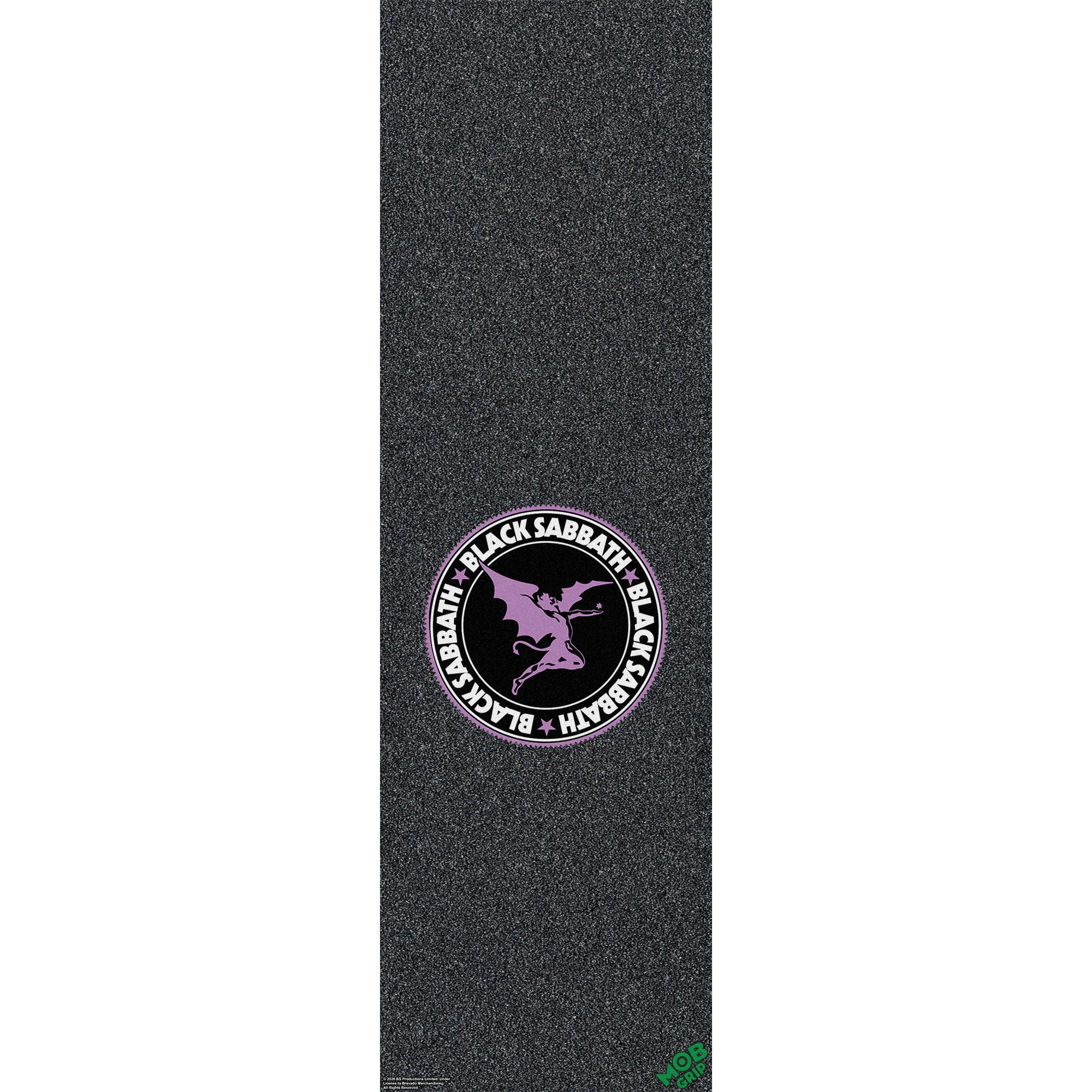 Mob x Black Sabbath Henry 1 Grip Tape 10" x 33" Sheet Skateboard Grip Tape