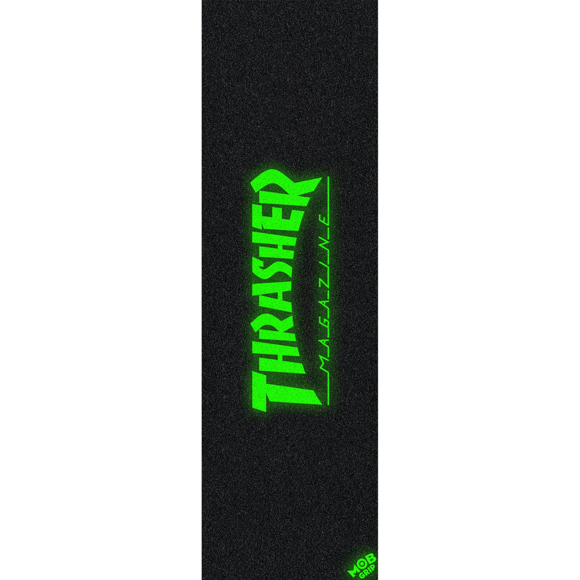 Mob x Thrasher Glow Logo 10" x 33" Sheet Graphic Skateboard Grip Tape