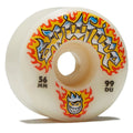 Spitfire F4 (Formula Four) 99D Chrome Venom Conical Full Natural White Orange Skateboard Wheels