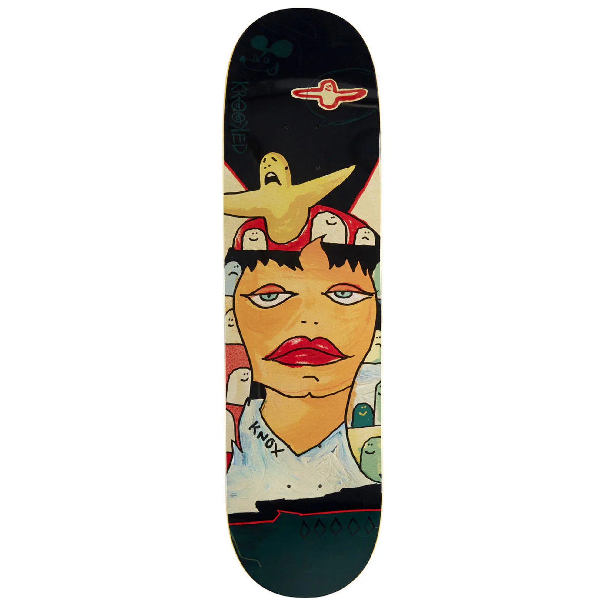 Krooked Knox 3 Star 8.5” x 32.18” Skateboard Deck