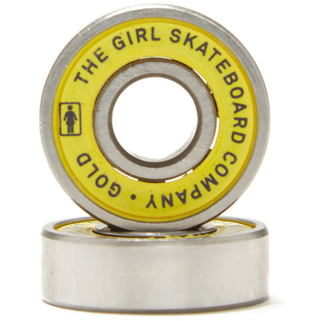 Girl ABEC 7 Gold Skateboard Bearings