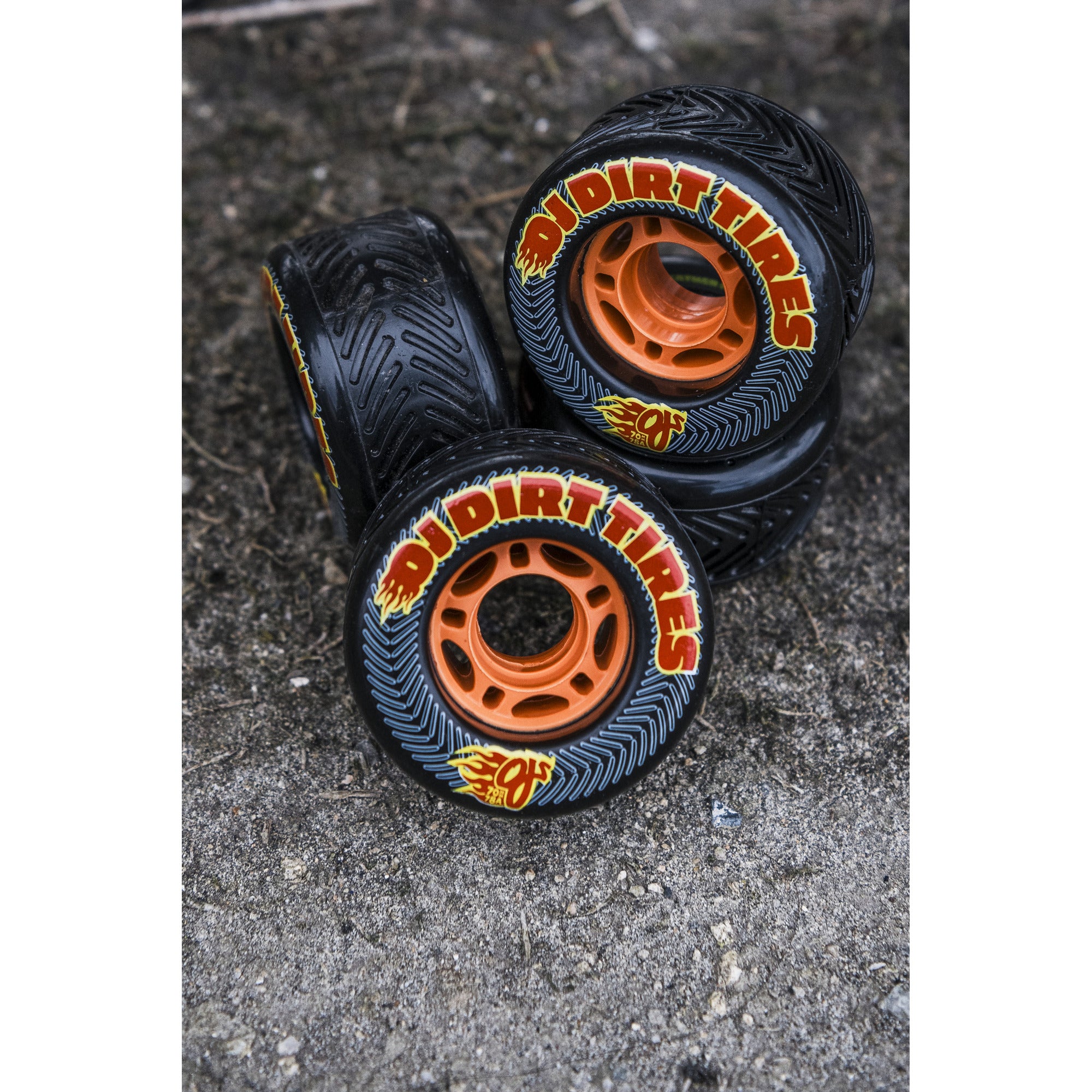 OJ Dirt Tires 70mm 78a Black Thunder Juice Skateboard Wheels