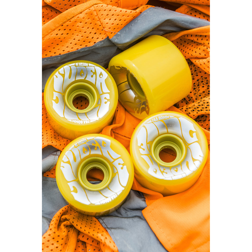 OJ Super Juice 60mm 78a Neon Yellow Skateboard Wheels