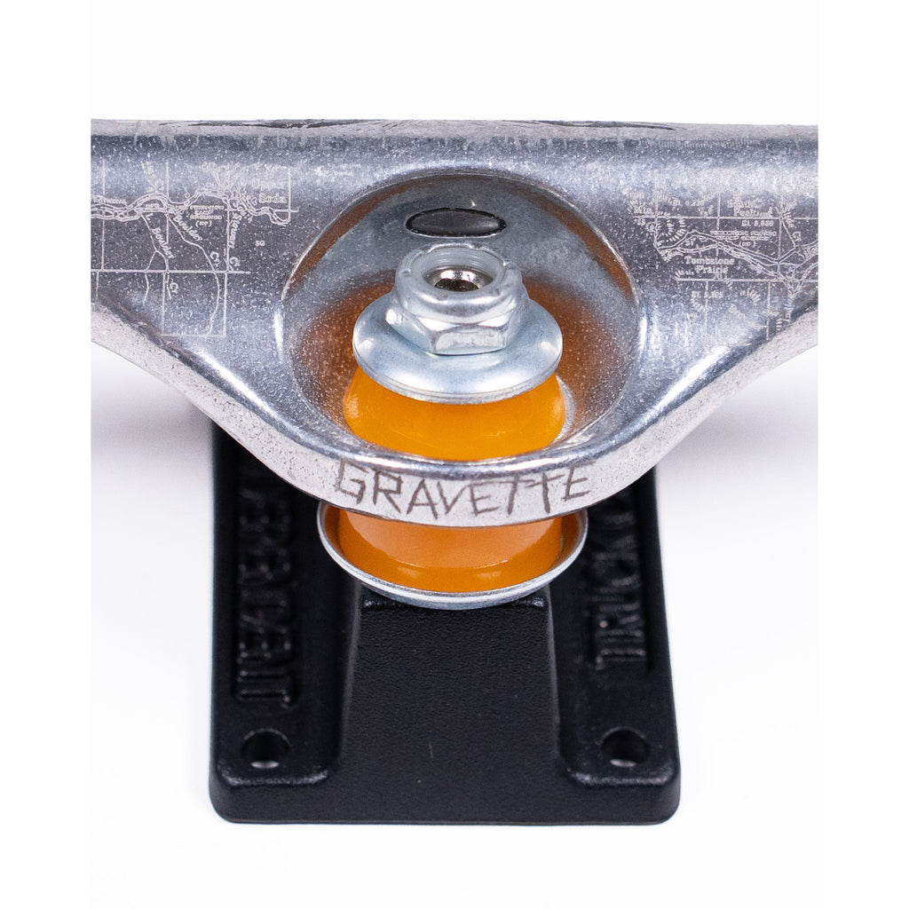 Independent Stage 11 Hollow David Gravette Pro Silver Black Skateboard Trucks