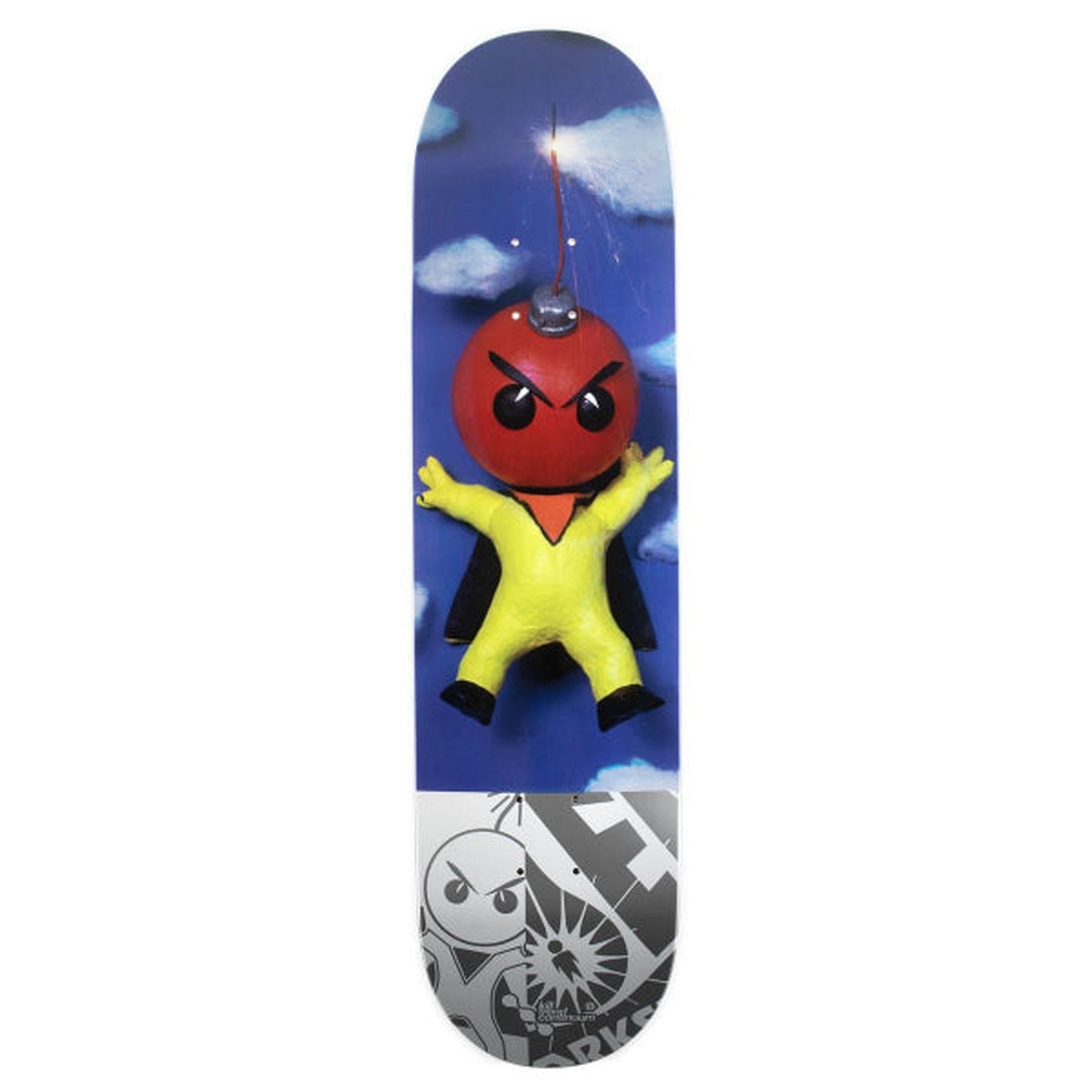 Alien Workshop Skateboard Bomb Man KTC Mache 7.875" Deck