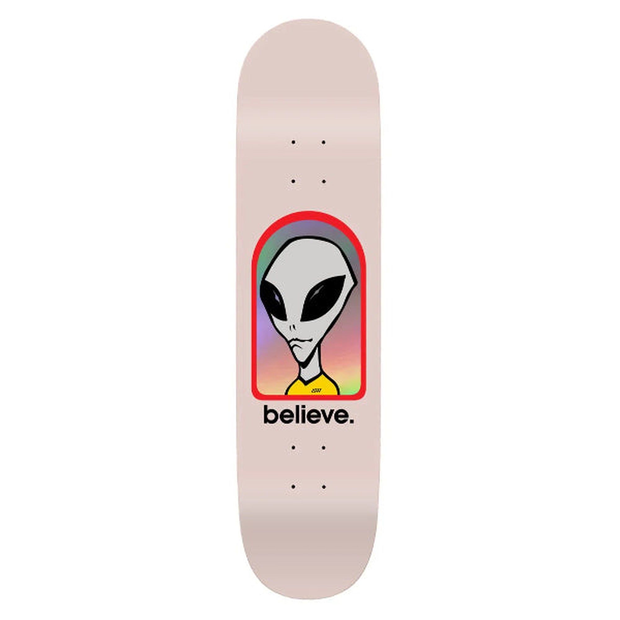 Alien Workshop Believe Hologram 8" X 31.625" Skateboard Deck