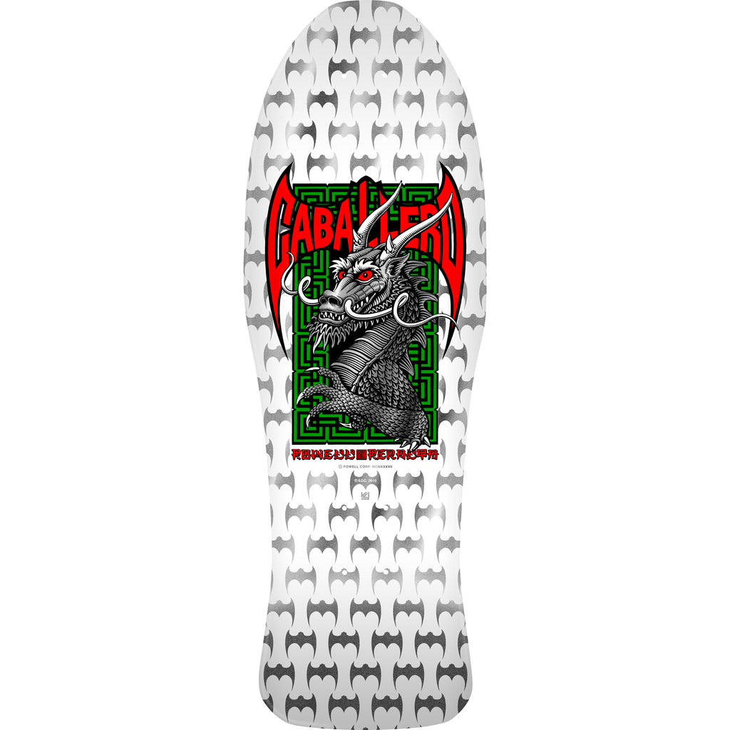 Bones Brigade Series 17 Steve Caballero DNB 10" White Skateboard Deck