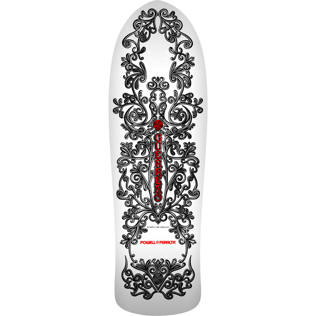 Bones Brigade Series 17 Tommy Guerrero Iron Gate 9.85" White Skateboard Deck