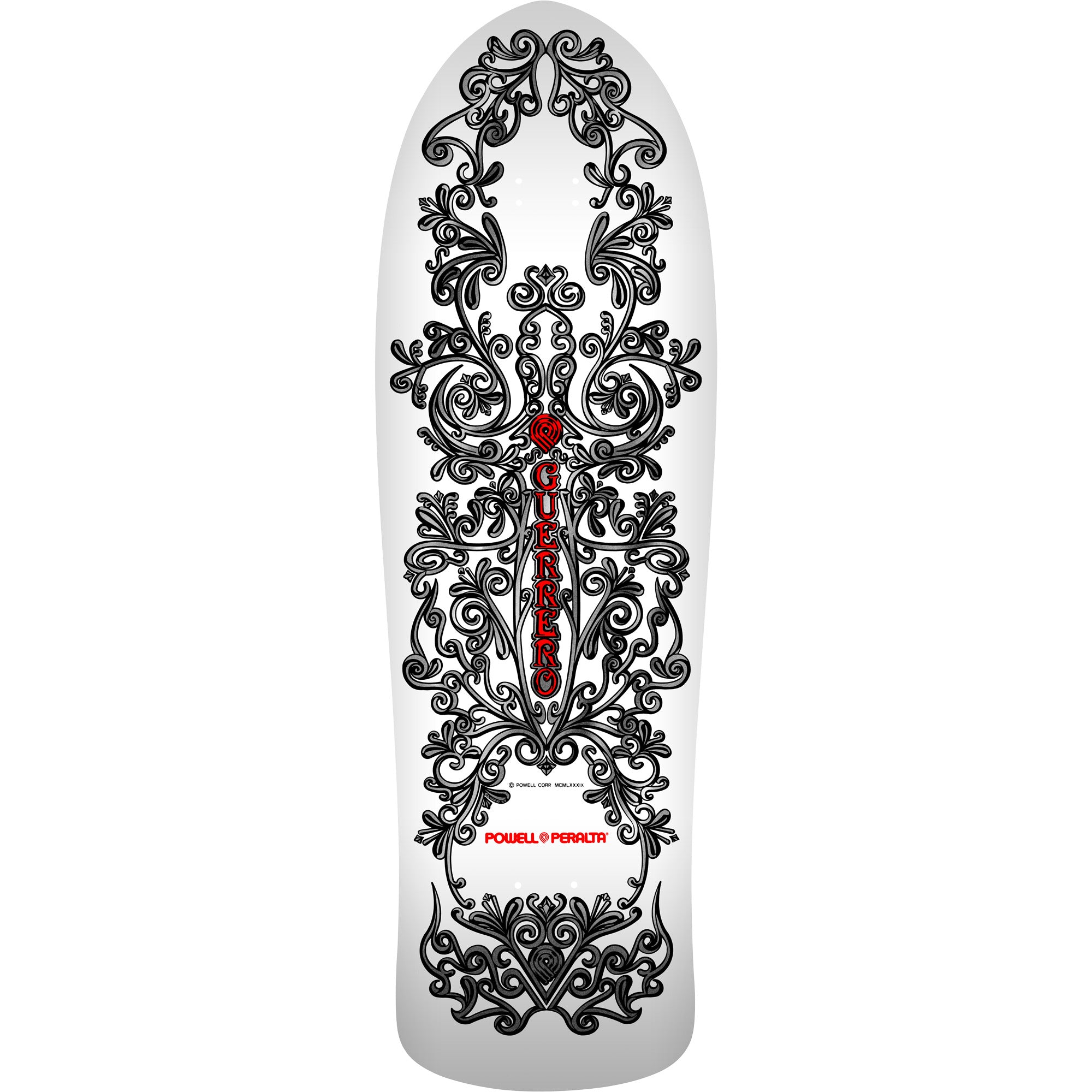 Bones Brigade Series 17 Tommy Guerrero Iron Gate 9.85" White Skateboard Deck