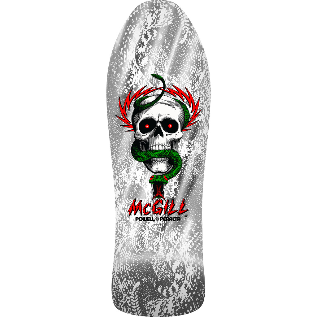 Bones Brigade Series 17 Mike Mcgill Skull Snake 9.88" White Skateboard Deck