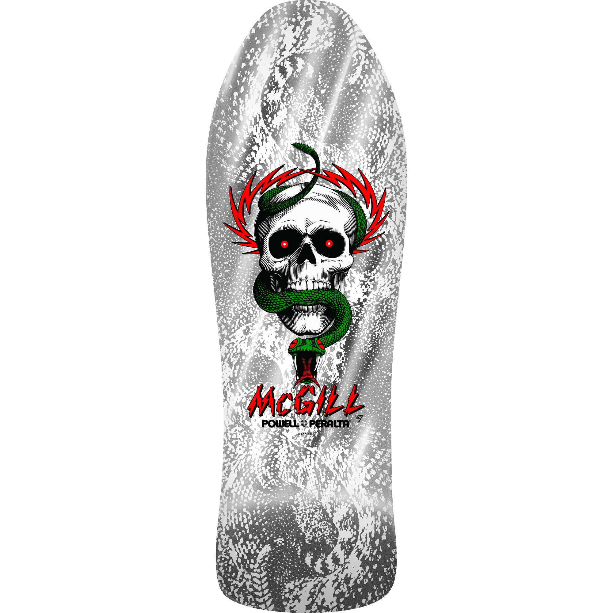 Bones Brigade Series 17 Mike Mcgill Skull Snake 9.88" White Skateboard Deck