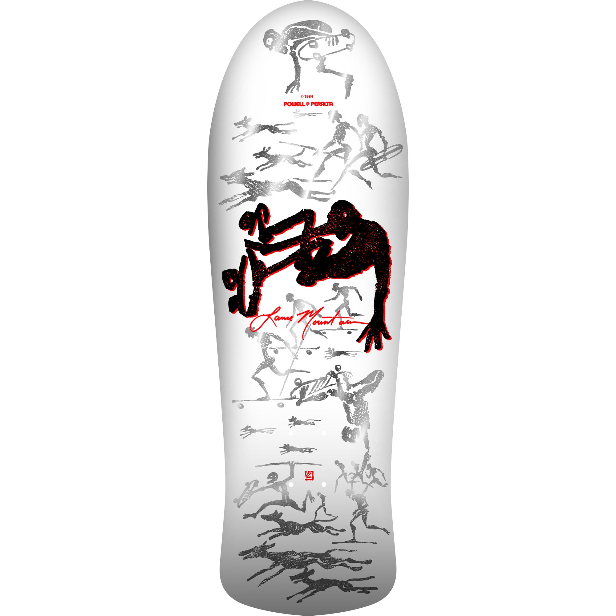 Bones Brigade Series 17 Lance Mountain Future Primitive 9.94" White Skateboard Deck