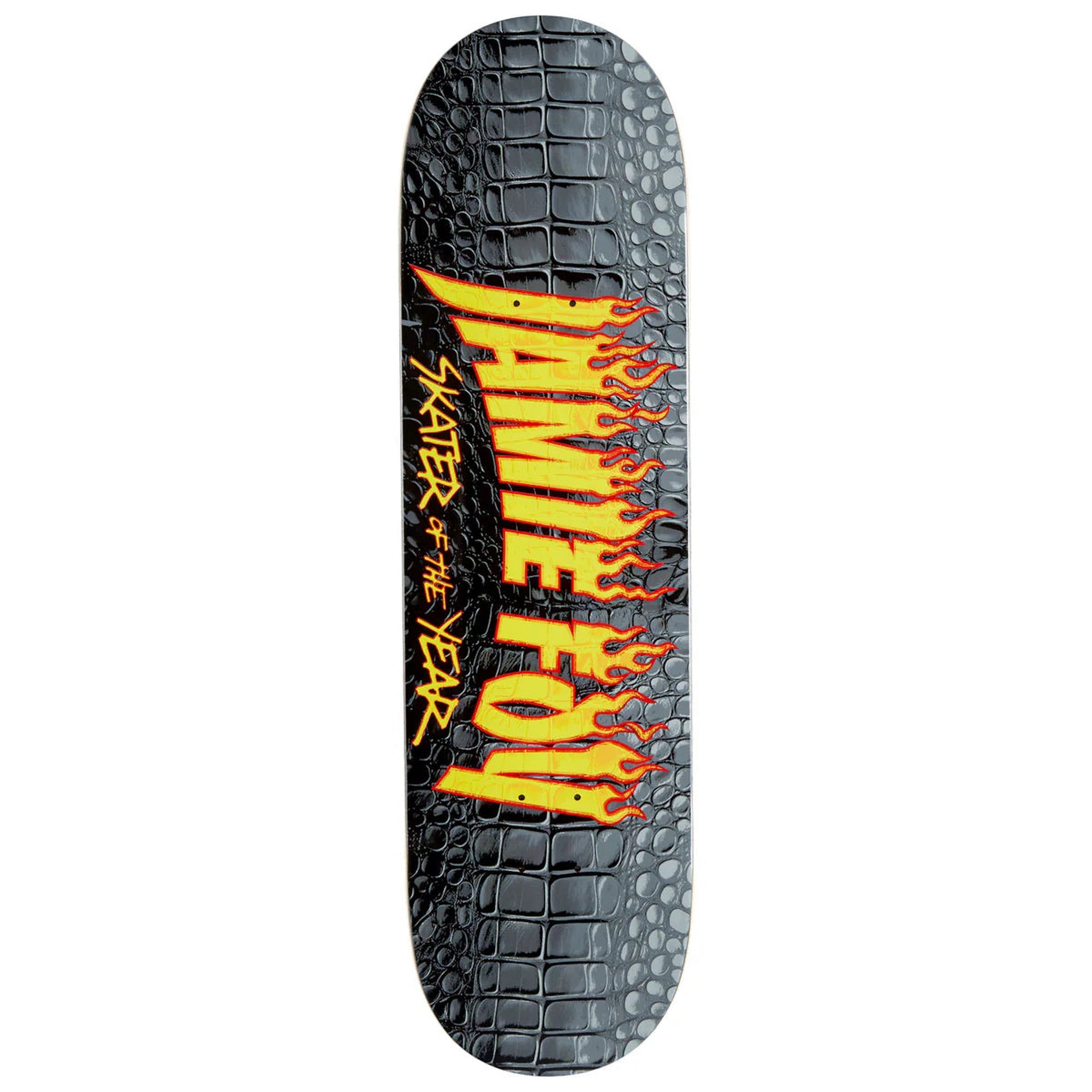 Deathwish Jamie Foy Skater Of The Year Twin Tail 8.5" x 31.875" Gray Skateboard Deck