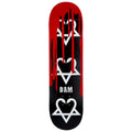 Zero x Bam Snake-A-Gram Blood 8.5" x 32.25" Black/Red Skateboard Deck