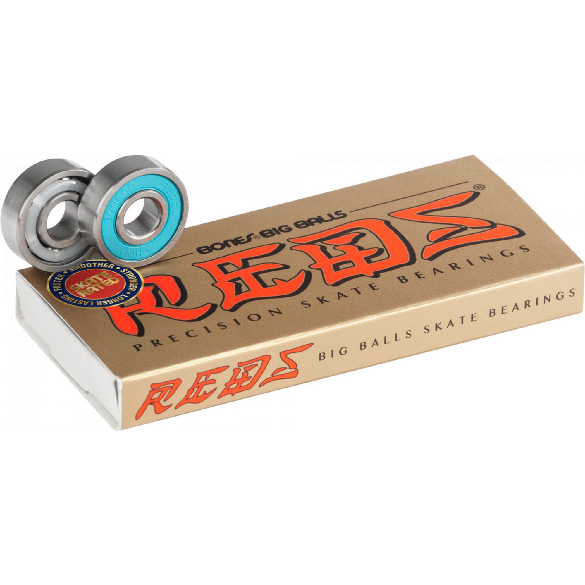Bones Big Balls Reds 8 pack Skateboard Bearings