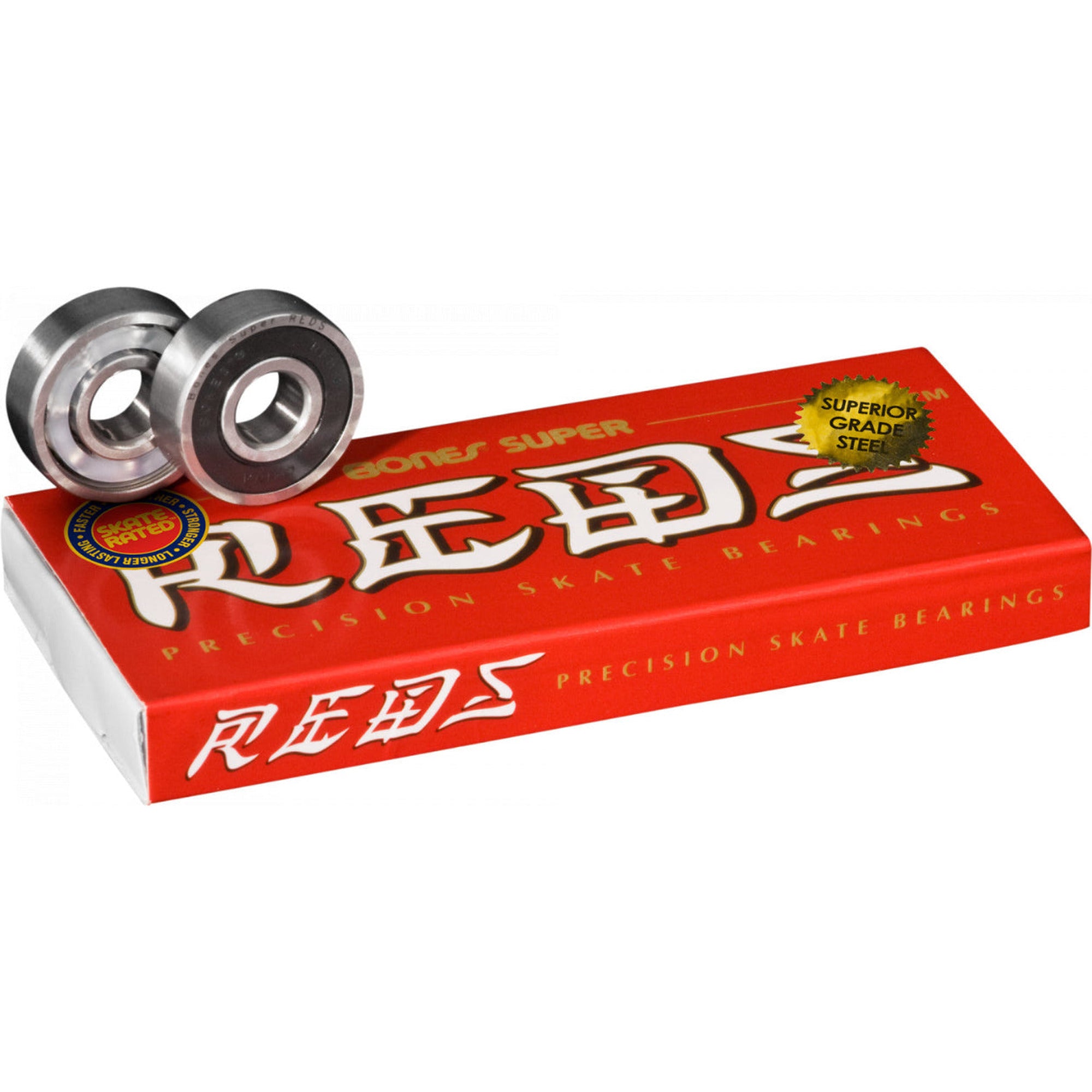 Bones Super Reds 8 Pack Skateboard Bearings