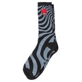 Spitfire Bighead Fill Black Gray Swirl Crew Socks