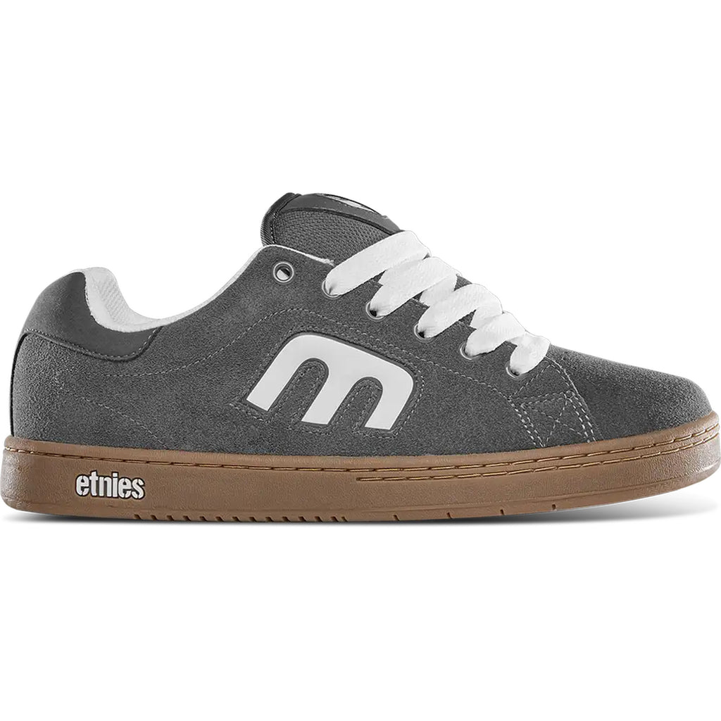 Etnies Callicut Grey/White/Gum Skateboard Shoe