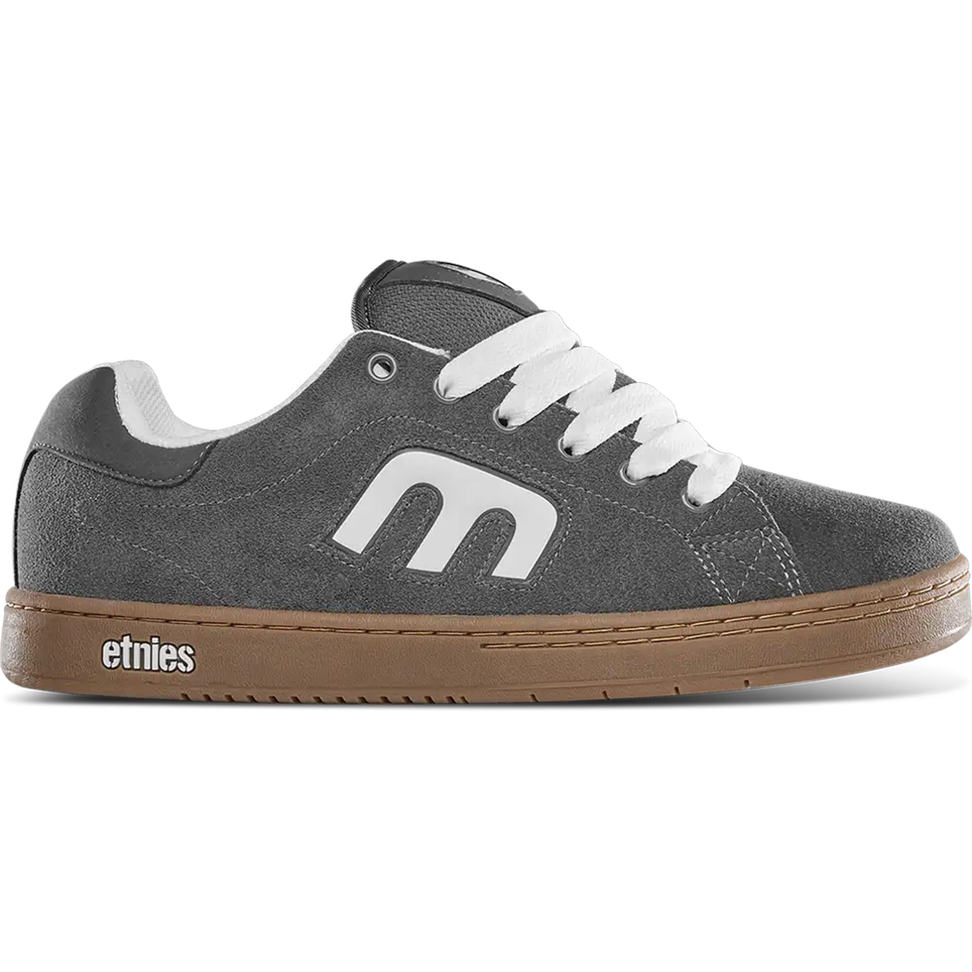 Etnies Callicut Grey/White/Gum Skateboard Shoe