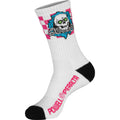 Powell Peralta Ripper Checker Blue/Pink/White Cotton Socks