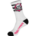 Powell Peralta Ripper Stripes Pink/Black/White Cotton Socks