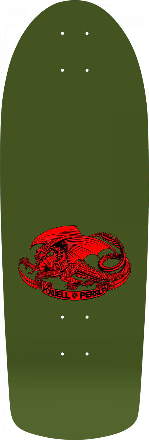 Powell Peralta OG Rat Bones Vato 10" x 30" Olive Skateboard Deck