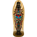Powell Peralta Steve Saiz Totem Reissue 10" x 30.81" Gold Foil Skateboard Deck