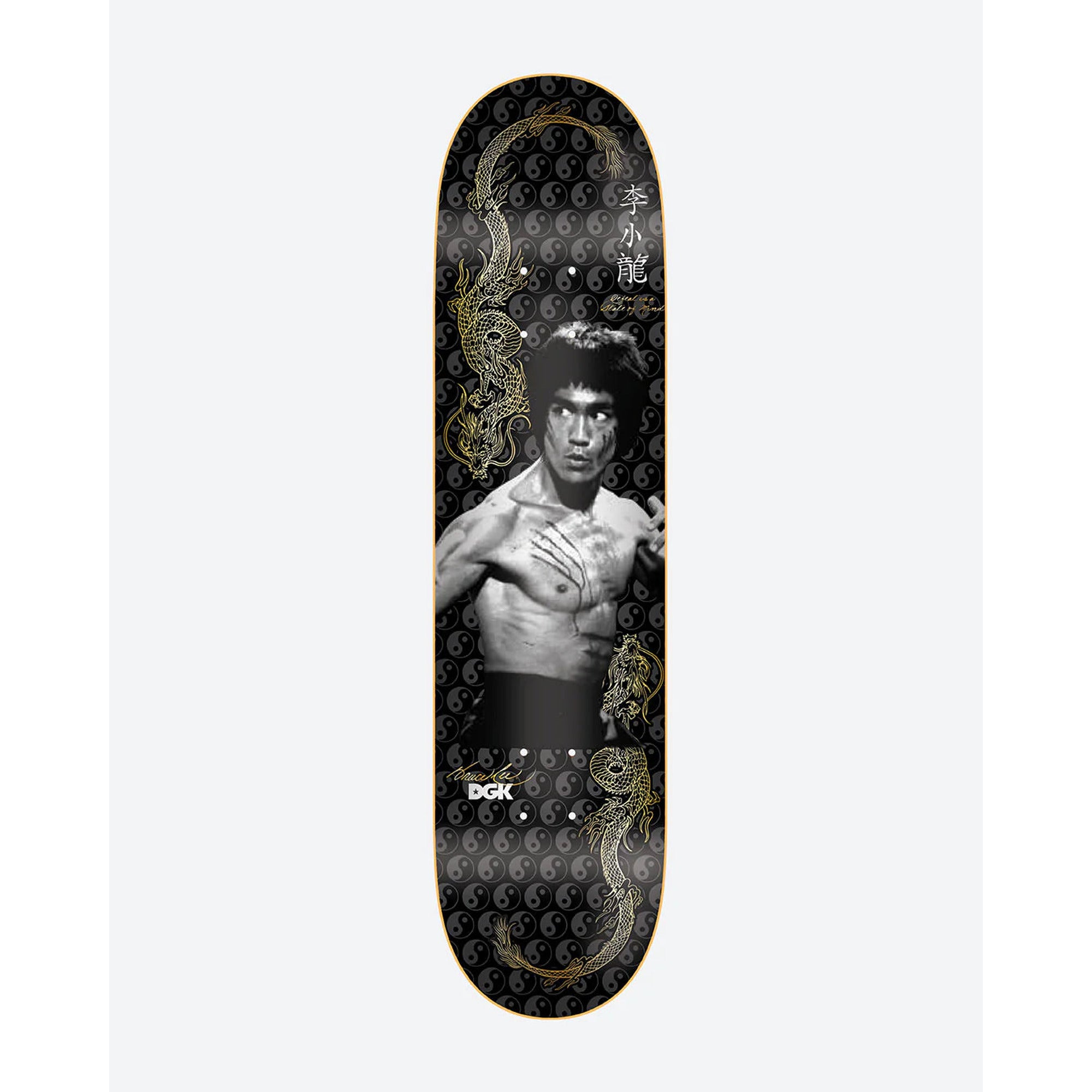 DGK x Bruce Lee 8.25" x 31.875" Black Skateboard Deck