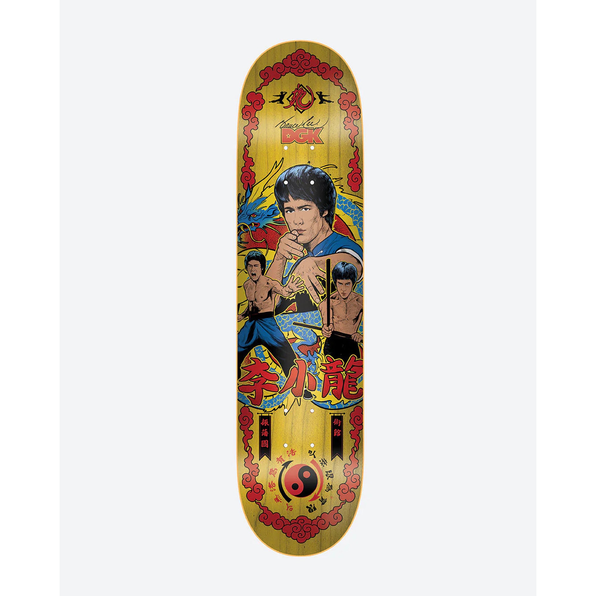 DGK x Bruce Lee Fury 8.1" x 31.85" Skateboard Deck
