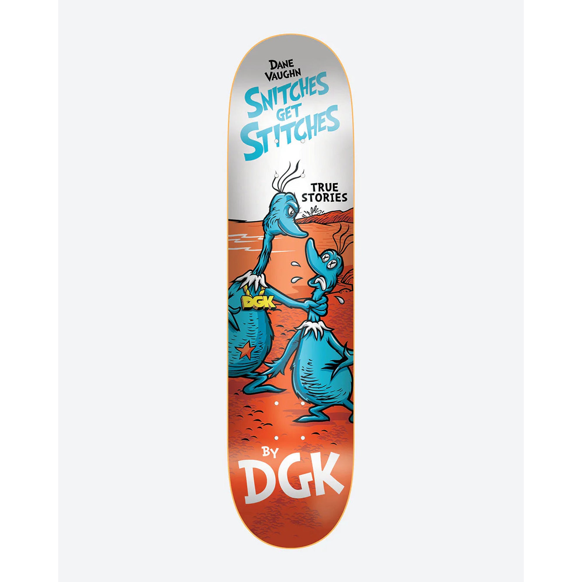 DGK Stitches Vaugh 8.1" x 31.62" Skateboard Deck